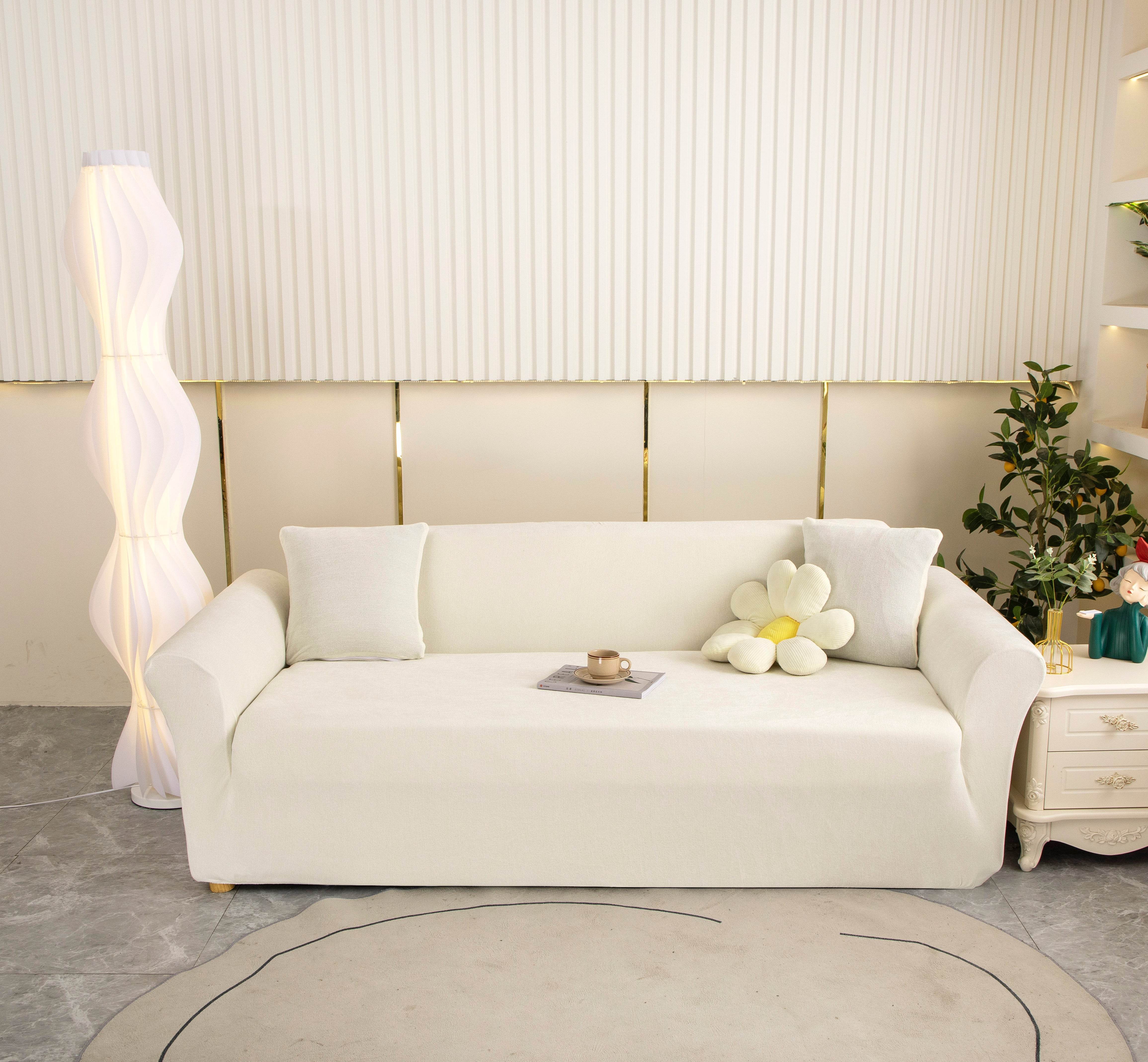 Fabric pulled smoothly across a sofa armrest with no creases or bunching