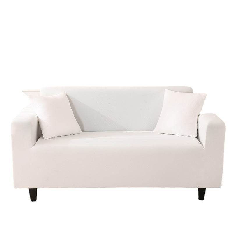 Sofa fitted with the Cozee Comfort Guard Slipcover, featuring a sleek, water-resistant fabric and snug 4-way stretch fit that protects against spills, stains, pet hair, and daily wear in busy homes