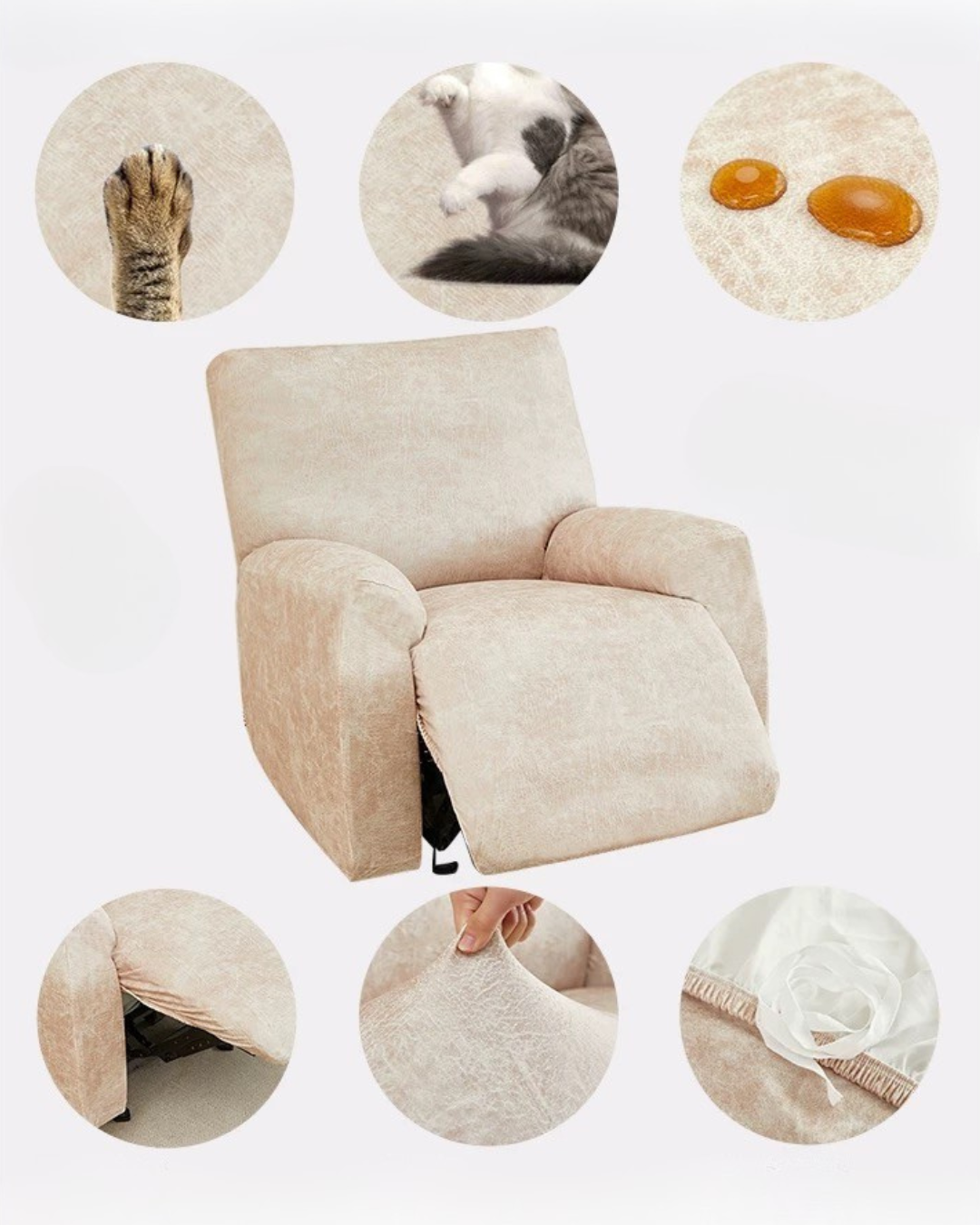 Cozee Lux Recliner Slipcover